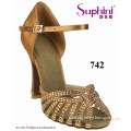 Suphini Women High Heels Latin Shoes Nude